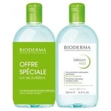 Bioderma Bioderma - Sebium H2O Duo ( mastná a smíšená pleť ) - Sada micelárních vod 