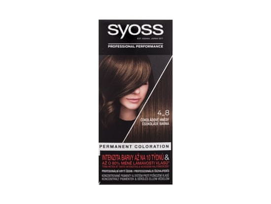 Syoss Syoss - Permanent Coloration 4-8 Chocolate Brown - For Women, 50 ml