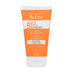 Avéne Sun Cream Invisible Finish SPF50+ krema za zaščito obraza pred soncem z zelo visoko zaščito 50 ml unisex