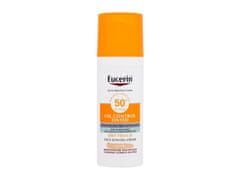 Eucerin Eucerin - Sun Oil Control Tinted Dry Touch Sun Gel-Cream Light SPF50+ - Unisex, 50 ml 