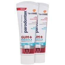 Parodontax Parodontax - Gum+ Breath & Sensitivity Whitening Duo Toothpaste - Bělicí zubní pasta proti problémům s dásněmi, zápachu z úst a citlivosti zubů 1ml 