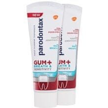 Parodontax Parodontax - Gum+ Breath & Sensitivity Duo Toothpaste - Zubní pasta proti problémům s dásněmi, zápachu z úst a citlivosti zubů 1ml 