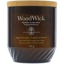 Woodwick WoodWick - ReNew Ginger & Turmeric Candle ( zázvor a kurkuma ) - Vonná svíčka 184.0g