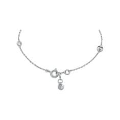 Michael Kors Elegantna srebrna zapestnica s cirkoni Brilliance Kors MKC1716CZ040