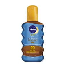 Nivea Nivea Sun Protect And Bronze Tan Activating Protecting Oil Spf20 200ml 