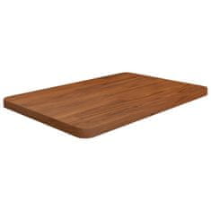 Vidaxl Kopalniški pult temno rjav 60x40x2,5 cm obdelan trden les