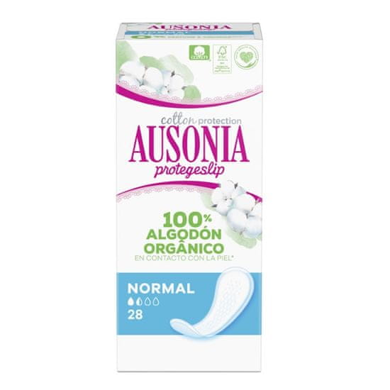 Ausonia Ausonia Protegeslip Organic Pantyliners 28 Units