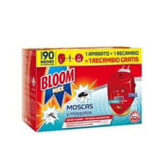Bloom Bloom Max Flies & Mosquitoes 1 Electric Device + 2 Refill 