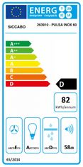 Siccabo Pulsa Inox 60 kuhinjska napa