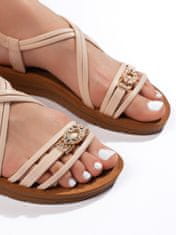 Amiatex Ženski sandal 108770, odtenki rjave in bež, 37