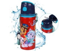 Paw Patrol Psi Patrol Aluminijasta steklenica za vodo, steklenica z ustnikom, na traku 600 ml