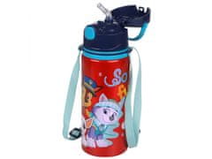 Paw Patrol Psi Patrol Aluminijasta steklenica za vodo, steklenica z ustnikom, na traku 600 ml