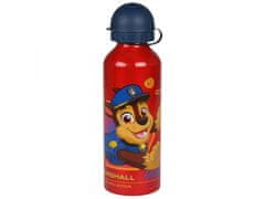 Nickelodeon Psi patrulja Rdeča aluminijasta steklenica, bidon Chase, Rubble, Marshall 500ml 