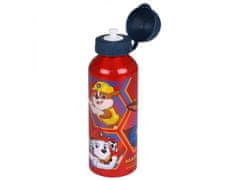Nickelodeon Psi patrulja Rdeča aluminijasta steklenica, bidon Chase, Rubble, Marshall 500ml 