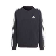 Adidas Športni pulover črna 170 - 175 cm/M Essentials Fleece 3-stripes