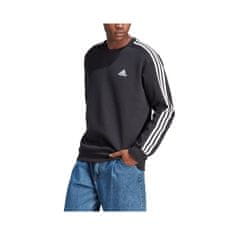 Adidas Športni pulover črna 170 - 175 cm/M Essentials Fleece 3-stripes