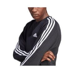 Adidas Športni pulover črna 170 - 175 cm/M Essentials Fleece 3-stripes