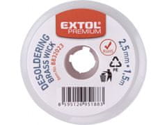 Extol Premium Stenj odspajkanje/sesanje, 2,5mm x 1,5m, baker