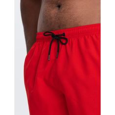 OMBRE Neonske moške kopalne hlače rdeče MDN125872 XL