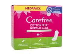 Carefree Carefree - Cotton Feel Normal Aloe Vera - For Women, 76 pc 