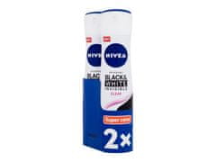 Nivea Nivea - Black & White Invisible Clear 48h - For Women, 2x150 ml 