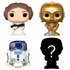 Funko Blister 4 figures Bitty POP Sar Wars Leia 