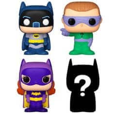 Funko Blister 4 figures Bitty POP DC Comics Batman Adam West 