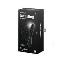 Satisfyer Dildo Satisfyer - Dazzling Crystal, črn