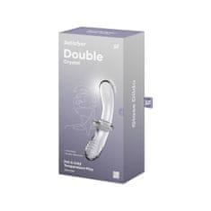 Satisfyer Dildo Satisfyer - Double Crystal, prozoren