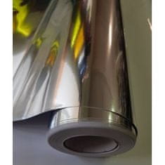 CWFoo srebrna reklamna folija REN02 122x400cm - interier/eksterier