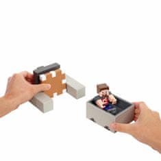Mattel Minecraft Explosive Wagon Steve figure 