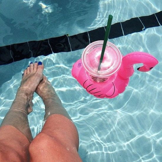 OOTB Plavajoče držalo za pijačo Flamingo