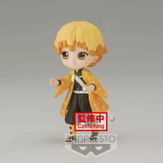 BANPRESTO Demon Slayer Kimetsu No Yaiba Zenitsu Agatsuma Q posket petit figure 7cm