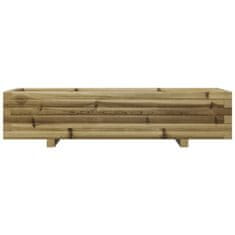 Vidaxl Vrtno cvetlično korito 110x40x26,5 cm impregnirana borovina