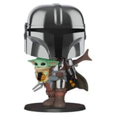 Funko POP figure Star Wars Mandalorian with Yoda Child 25cm 