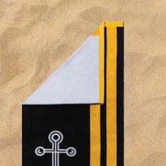 Svilanit Golden Anchor plažna brisača, 80 x 160 cm
