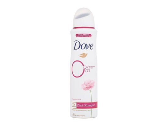 Dove Dove - 0% ALU Rose 48h - For Women, 150 ml