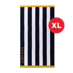 Svilanit Blue Stripes plažna brisača, 100 x 180 cm
