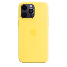 Apple Silikonsko ohišje za iPhone 14 Pro Max z MS - C.Yellow