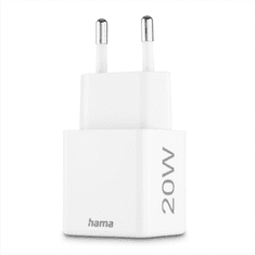 Hama hitri polnilec USB USB-C + USB-A, PD/QC, 20 W