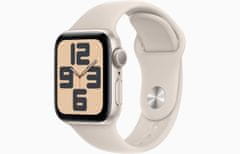 Apple Watch SE/44mm/Športni trak/Starlight/Starlight/-M/L