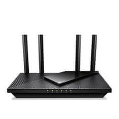 TP-Link Usmerjevalnik AX3000 Dual-Band Wi-Fi 6SPEED: 574 Mb/s pri 2,4 GHz + 2402 Mb/s pri 5 GHz SPECIFIKACIJA: 4 × antene,1 × 2,5 Gb/s