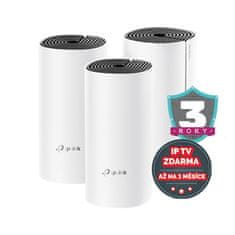 TP-Link AC1200 Celodomski brezžični omrežni sistem WiFi Powerline Deco P9 (3 pakiranja)