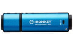 Kingston Ironkey Vault Privacy 50C/16GB/USB 3.2/USB-C/modra