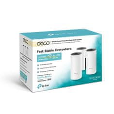 TP-Link AC1200 Celodomski brezžični omrežni sistem WiFi Powerline Deco P9 (3 pakiranja)