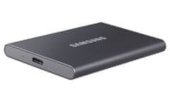 Samsung Prenosni SSD T7 1TB / USB 3.2 Gen 2 / USB-C / Zunanji / Sivi