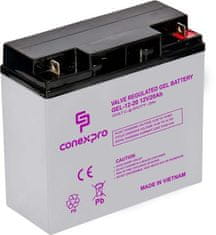 Baterija Conexpro GEL-12-20 GEL, 12V/20Ah, T12-M5, globok cikel