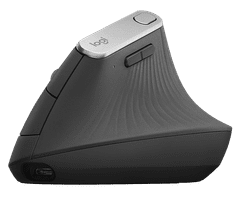 Logitech MX/Vertikalna/Optična/Desna roka/4.000 DPI/Wireless+Wireless/Black