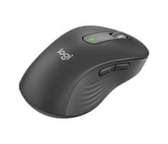 Logitech Mouse Signature M650 Velika/optična/brezžična/400-2000 dpi/5 gumbov/ bolt/grafit/levoročna