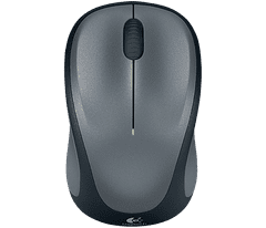 Logitech M235/Certifikat/Optični/1.000 DPI/Wireless USB/Gray